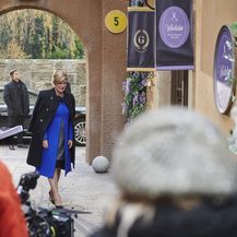 Kolinda Grabar Kitarović na setu serije Dar Mar