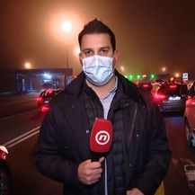 Domagoj Mikić na graničnom prijelazu Macelj