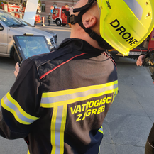 Vatrogasci u akciji s dronom