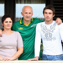 Marcelo Brozović s obitelji