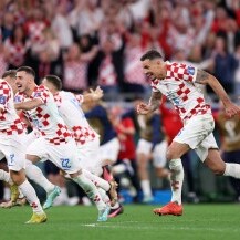 Slavlje hrvatskih nogometaša nakon pobjede nad Brazilom - 4