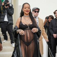 Rihanna na reviji modne kuće Dior