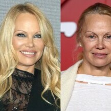 Pamela Anderson sa i bez šminke