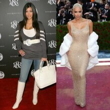 Kim Kardashian nekad i sad