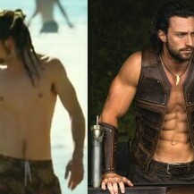 Aaron Taylor-Johnson 2012. u Divljacima i 2024. u filmu Kraven the Hunter