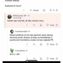 Marija Selak Raspudić na Redditu