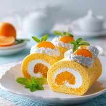 Rolada od sira i mandarina