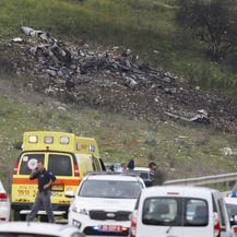 Od izraelskog aviona ostala je samo olupina (Foto: AFP)