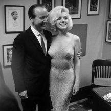 Marilyn nakon nastupa u Madison Square Gardenu 1962. godine