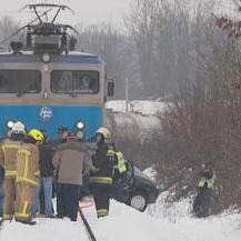 Mjesto kod Donjeg Zvečaja na kojem se vlak konačno zaustavio (Foto: Dnevnik.hr)