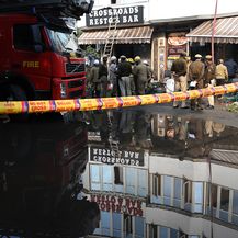Požar u hotelu u Indiji (Foto: AFP)