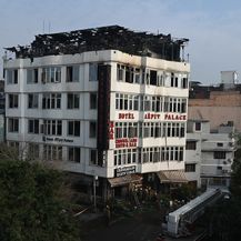 Hotel u kojem je izbio požar (Foto: AFP)