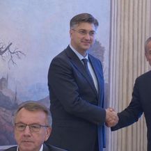 Premijer Andrej Plenković i gradonačelnik Zagreba Milan Bandić
