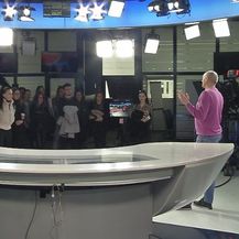 Predavanje studentima na Novoj TV
