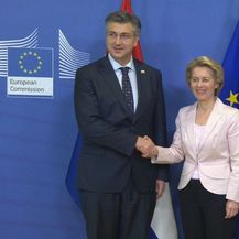 Andrej Plenković i Ursula von der Leyen