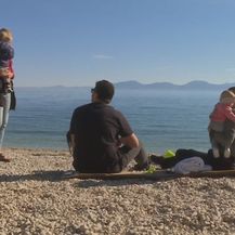 Obitelj na plaži