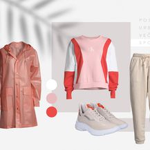 Calvin Klein Jeans majica, Adidas Original donji dio trenirke, Rains kabanica, Högl tenisice; BestSecret