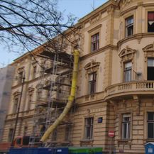 Urušen dio zgrade u Zagrebu - 1