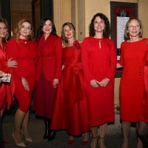 Sanja Musić Milanović u crvenoj haljini