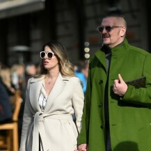 Street style izdanje iz Zagreba u kojem dominira efektan zeleni kaput