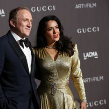 Salma Hayek i Francois-Henri Pinault (Foto: AFP)