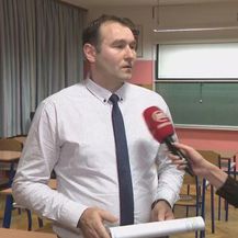 Josip Petrović, ravnatelj OŠ Trnsko, i Sanja Vištica (Foto: Dnevnik.hr)