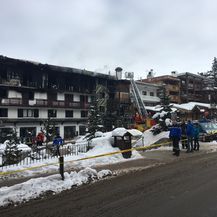 Izgorio hotel u francuskom skijalištu (Foto: AFP)