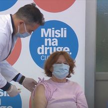 Branka Aničić - prva cijepljena protiv koronavirusa - 2