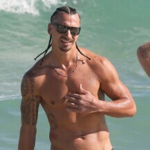 Zlatan Ibrahimović na plaži