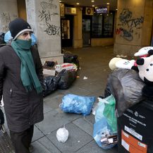 Gomilanje smeća u centru Zagreba zbog štrajka radnika Čistoće - 12