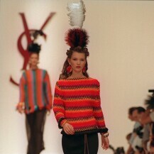 Kate Moss 1993. na reviji modne kuće Saint Laurent