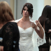 Ina Štrlek na vjenčanju s rukometašem Manuelom Štrlekom nosila je vjenčanicu modne kuće Vesna Sposa - 7