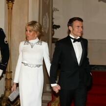 Brigitte Macron u Bijeloj kući 2022. godine
