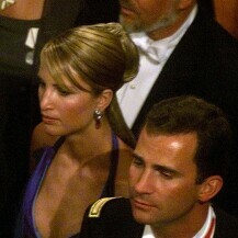 Eva Sannum i Felipe na vjenčanju norveškog princa Haakona 2001.