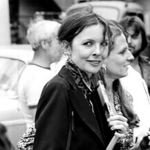 Diane Keaton na setu filma Annie Hall