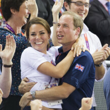 Catherine Middleton i princ William na Olimpijskim igrama u Londonu 2012. godine