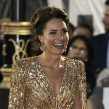 Catherine Middleton na premijeri filma 'Za smrt nema vremena' 2021. godine