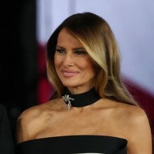 Melania Trump na inauguraciji