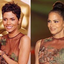 Halle Berry 2002. i 2024. godine u istoj haljini s potpisom Elieja Saaba