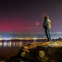 Aurora borealis iznad Splita