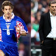 Bivši trener hrvatske nogometne reprezentacije Slaven Bilić 1998. godine i danas