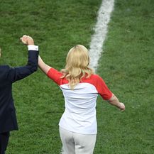 Emmanuel Macron i Kolinda Grabar-Kitarović (Foto: AFP)
