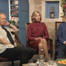 Glumci Stellan Skarsgard, Christine Baranski i Pierce Brosnan (Foto: IN Magazin)