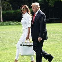 Melania Trump u riskantnim super skinny trapericama - 4