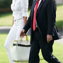 Melania Trump u riskantnim super skinny trapericama - 5