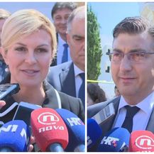 Predsjednica i premijer o Oliveru (Foto: dnevnik.hr)