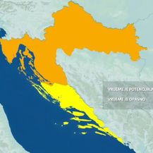 DHMZ za dio Hrvatske najavio narančasti meteoalarm (Foto: Dnevnik.hr)