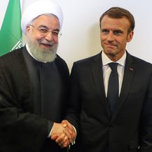 Iranski predsjednik Hasan Rohani i francuski predsjednik Emmanuel Macron (Foto: AFP)