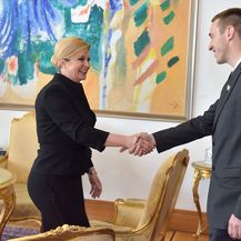 Predsjednica Kolinda Grabar-Kitarović i gradonačelnik Vukovara Ivan Penava (Foto: Ured predsjednice) - 3