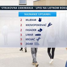 Strukovna zanimanja, upisi učenika na ljetnom roku (Foto: Dnevnik.hr)
